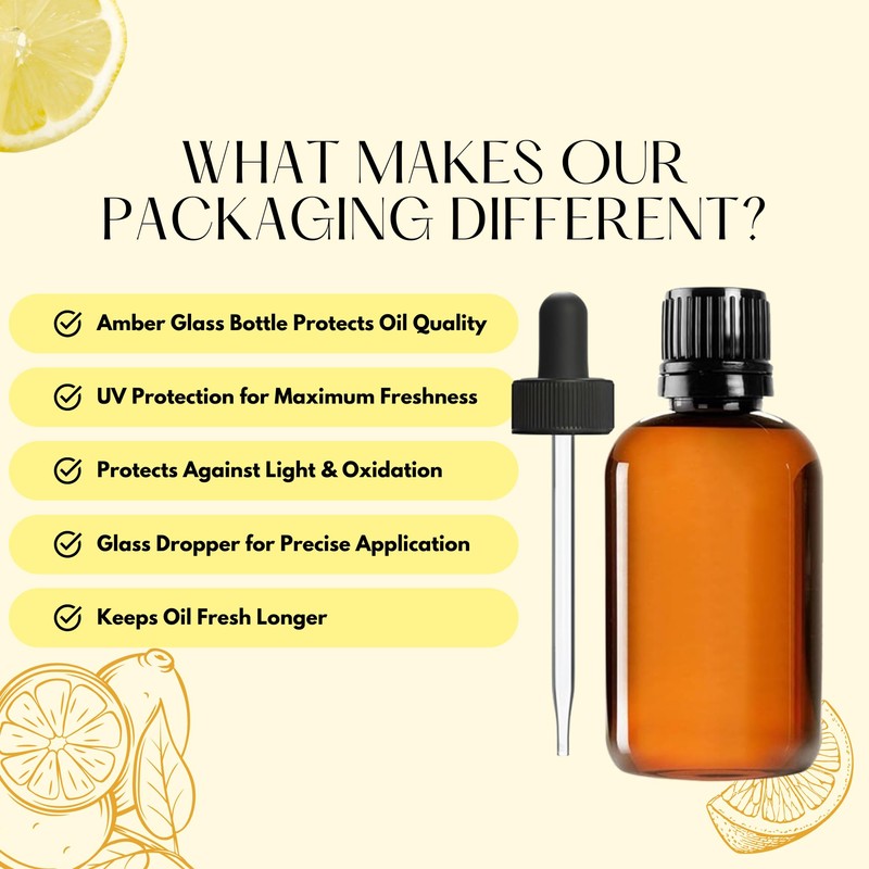 Lemon Oil Essential Oil/Cold Pressed, Natural, Undiluted Oil Large 4