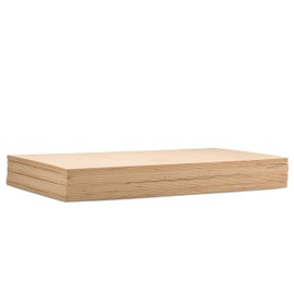 Baltic Birch Plywood, 6 mm 1/4 x 24 x 24 Inch Craft Wood, Box of 4 B/BB Grade Baltic Birch Sheets, Perfect for Laser, CNC Cutting and Wood Burning, by Woodpeckers