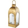 Deco 79 Metal Indoor Outdoor Candle Lantern Arched Lantern Candle