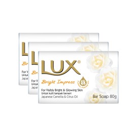 Lux Bright Impress Camellia & Citrus Oil Soap | 3 Soap Bars
