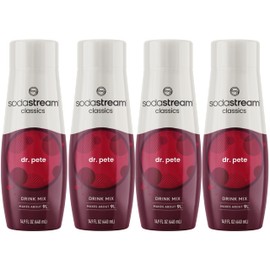 SodaStream Sparkling Drink, Dr Pete, 14.8 Fl Oz (Pack of 4)