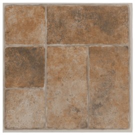 Nexus Self Adhesive 12-Inch Vinyl Floor Tiles, 20 Tiles - 12" x 12", Quartose Granite Pattern - Peel & Stick, DIY Flooring for Kitchen, Dining Room, Bedrooms & Bathrooms by Achim Home Decor