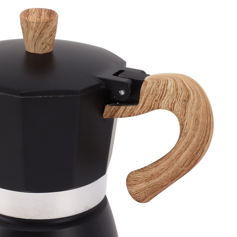 Moka Coffee Pot Octagonal Aluminum Classic Portable Hand Brewing Coffee