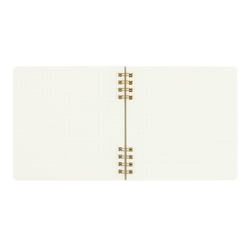 Nakabayashi Swing Logical W Ring Notebook, GentleDogs, B6 Square/Graph 0.2