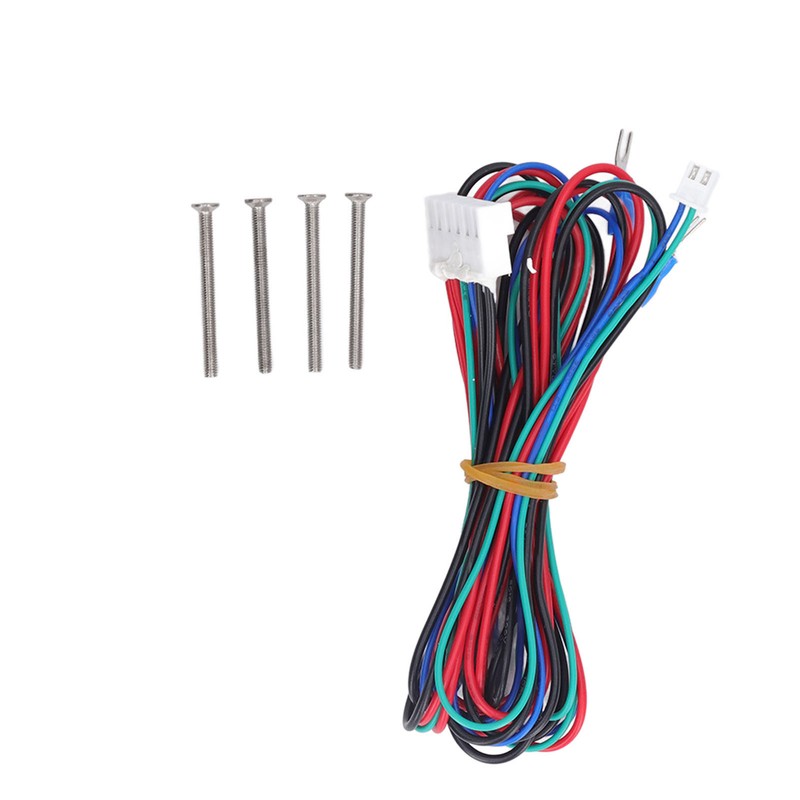 12V 1.2Ω 3D Printer Aluminum Plate with Hotbed Cable Heated
