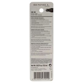 Rimmel London Ink Me Tatto Stamp Eyes and Body - 004 Black Moon Shape Eyeliner Women 0.02 oz