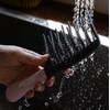 Weshin Rubber Grip Double Curve Brush for Wavy Hair, Pink,