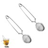 Pack of 2 tea tongs for loose tea strainer, tea