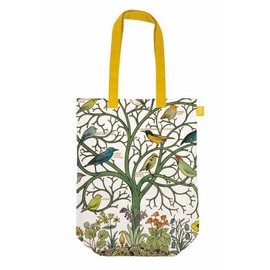 V&A Museum Voysey Birds Organic Cotton Canvas Tote Bag