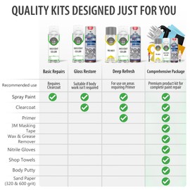 ERA Paints 8P8 - Blue Onyx Pearl for SCION Exact Match Automotive Spray Paint Spray - Pro Kit w/ 2K 3680061 Clearcoat