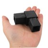 SHINEOFI 10pcs Plastic Square Tubing Connector Fittings Shape Joints for