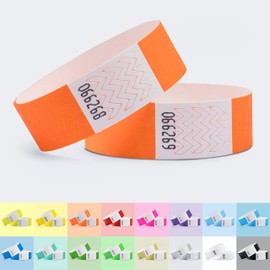 linie zwo ®, Tyvek® Inlet Bands 19 x 254 mm, Neon Orange (Pack of 250) + Neon Green (Pack of 500)