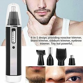 4 in 1 Electric Nose Ear Hair Trimmer Painless Rechargeable Men Women Trimming Sideburns Eyebrows Beard Hair Clipper Cut Shaver