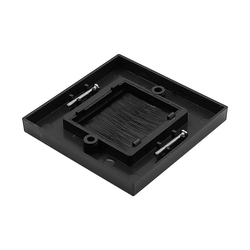 POFET 2 PCS Brush Wall Plate Cable Passthrough Wall Outlet,