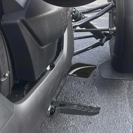 NICECNC Rear Brake Peg Pedal Extender Larger Brake Pedal Compatible with Can-Am Ryker 900 Sport ACE 2022 2023, Ryker 600 Ace 2022 2023, Ryker 600 2019 2020 2021, Aluminium, Black