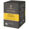 Taylors of Harrogate Organic Chamomile, Herbal Tea, Pillow Bags, 50