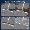 AZLIFEEU Adjustable Floor Squeegee with Replaceable Blade - Long Handle
