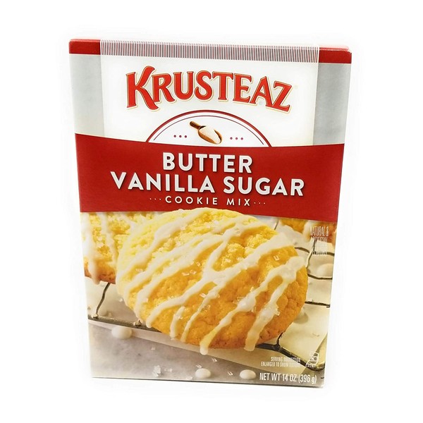 Krusteaz Bakery Style Cookie Mix, Butter Vanilla Sugar, 14 Ounce (Pack of 4)