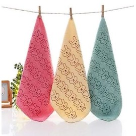 4 Rabbit Soft Microfiber Baby Infant Newborn Washcloth Bath Towel Feeding Cloth baby bath children's towel baby towel Pure cotton,Blue