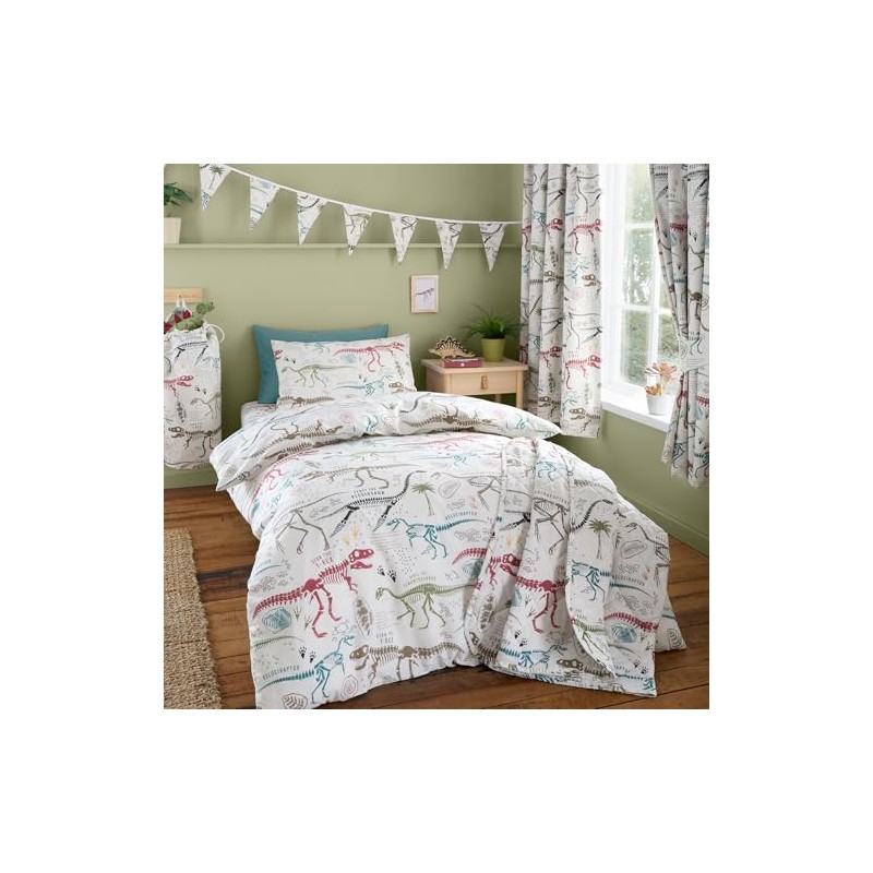 Happy Linen Company Girls Boys Kids Dino Explorer Dinosaurs T-Rex
