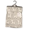 Baby Fleece Wrap Blanket with Giraffe Print - 2 Colours