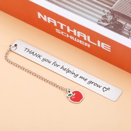 Teacher Appreciation Gifts End of Year Gifts for Teacher, Thank You Bookmark Gifts for Teacher Mentor Tutor Graduation Teachers Day Birthday Christmas Gifts for Teacher from Students