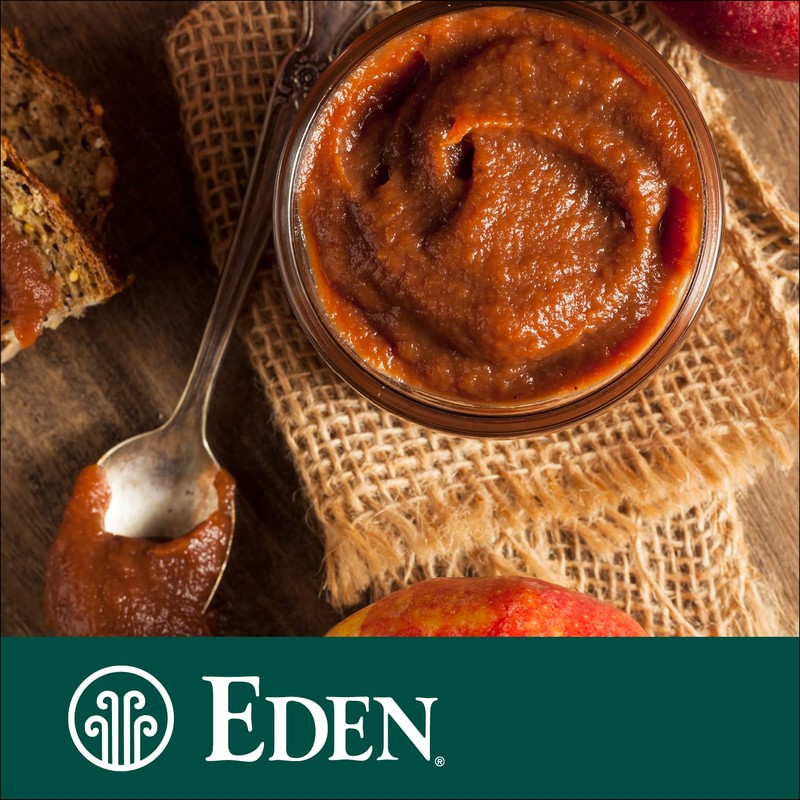 Eden Organic Apple Butter Spread, No Sugar Added, Great Lakes