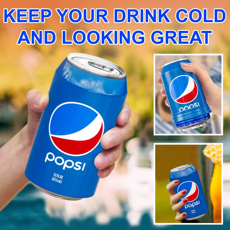 BeerSkin Skywin Silicone Can Covers that Look Like Soda -