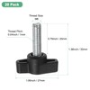 M METERXITY 20-Pack Thumb Screws, M6x20mm Tee Wing Knobs, Plastic