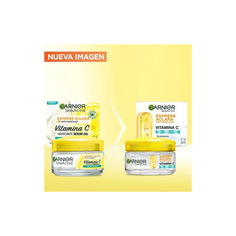 Gel hidratante con vitamina C Garnier Skin Active de 50mL