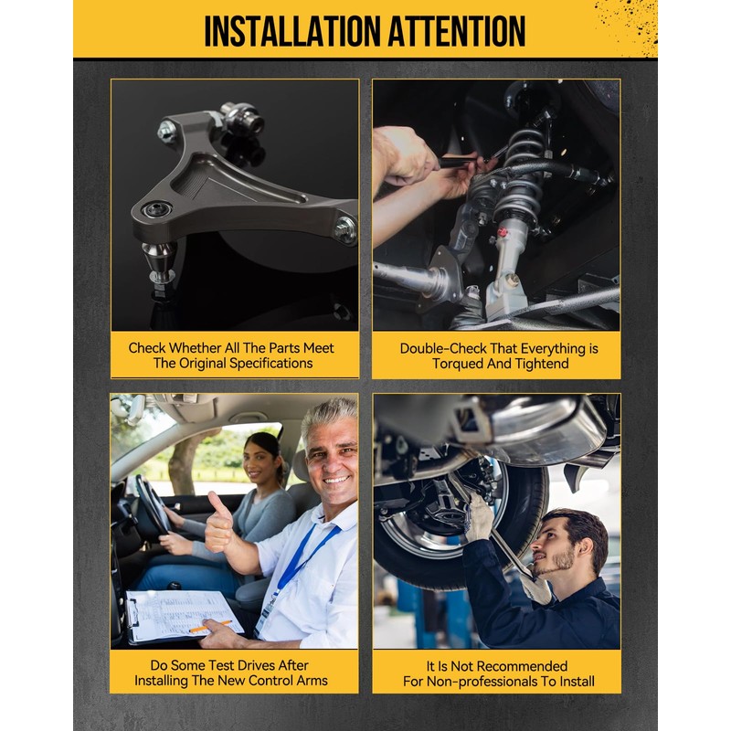 KAC Front Lower Control Arm Kit Fit for Toyota Sienna