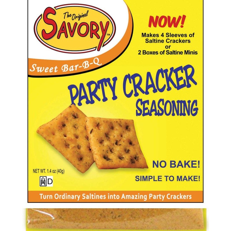 Savory Saltine Seasoning, 1.4 Ounce, Sampler Set, 5 Flavors, 5