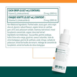 Genestra Brands - D-Mulsion 1000 IU – Over 1000 Drops Per 30 ml Bottle – Emulsified Vegetarian Vitamin D3 Supplement for Kids & Adults 1 Year and Older - Helps Support Immune Function, Build Strong Bones and Teeth, Prevents Vitamin D Deficiency. Natural 