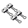 80Pcs Hollow Binder Clips 0.7in Sturdy Metal Hollow Out Strong