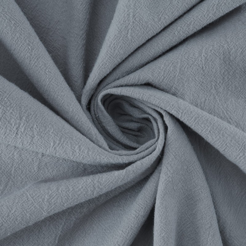 Archaeo Washed Cotton Twist Tab Curtain, 52" x 95", Storm