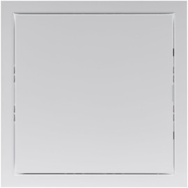 12" x 12" Inch Galvanized Steel Access Panel Door - for Outdoor and Indoor Use - Opening Flap Cover Plate - Box Door Lock - Door Latch - Inspection Hatch - White Polymer Coating