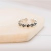 SNORSO Blossom Flowers Adjustable Rings for Women Interwined Flowers Boho
