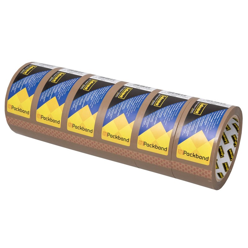 IDENA Packing Tape 50 mm x 66 m/geräuscharm brown