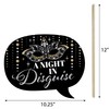 Big Dot of Happiness Masquerade - Masquerade Photo Booth Props