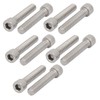 Sourcingmap 1/4"-20 x 1-1/4" 304 Stainless Steel Full Thread Hex