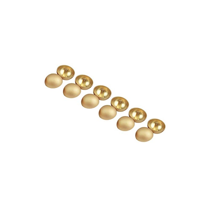 RECHERE 12 botones abovedados de metal con forma de seta,