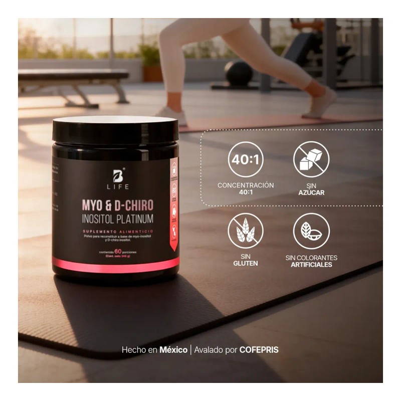 Myo Y D-chiro Inositol 246g Mezcla 40:1 Myo Inositol. B