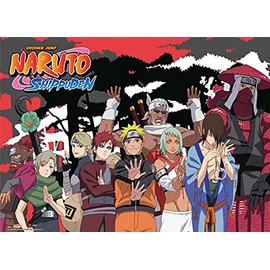 Great Eastern Entertainment Naruto Shippuden Jinshuriki Group Wall Scroll, 33 by 44-Inch