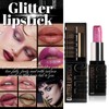 Glitter Lipstick - Moisture & Metallic Shine Pink Lip Gloss