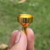 10 pcs Gold Mini Metal Funnels Set, Mini Filling Funnel