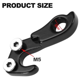 BEANPRECOY 1pcs Bicycle Tail Hook Rear Derailleur Hanger Rear Wheel Mechanical Shift Hook 322175/318610 Aluminum Alloy Compatible with Trek Gary Fisher Replacement Hanger Part for Rear Derailleur