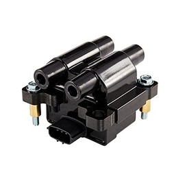 HELLA 5DA 358 057-841 Ignition Coil - 4-pin connector - Block Ignition Coil - Bolted