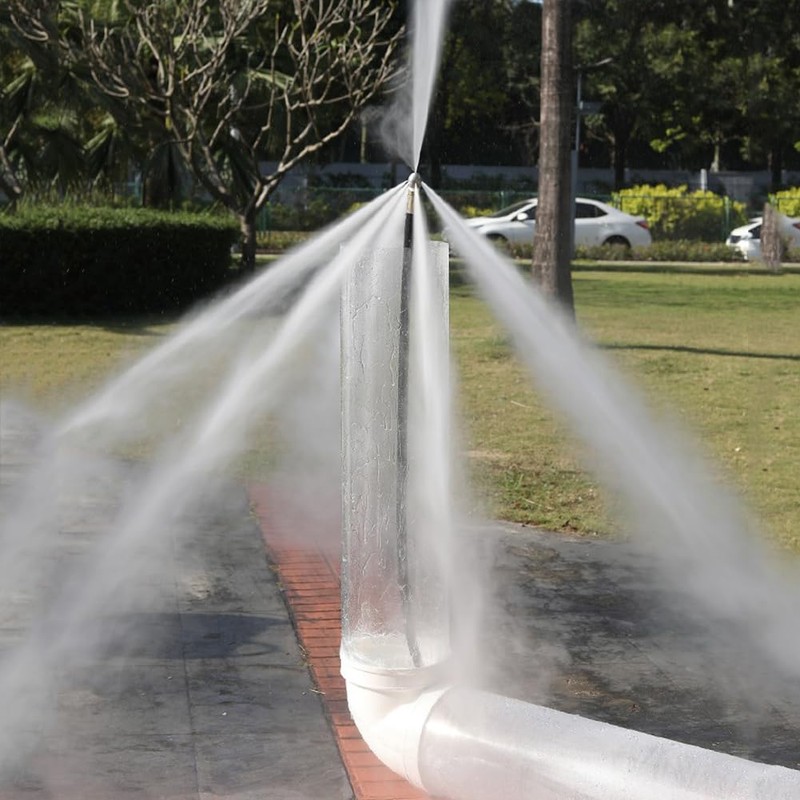 Sewer Jetter Nozzle, High Pressure Drain Jetter Hose Nozzle, With