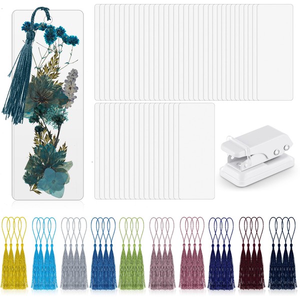 Fuyoooo 301 Pcs DIY Bookmark Making Kit 150 Bookmark Laminating
