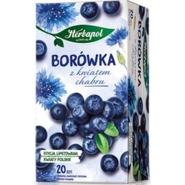 Blueberry With Cornflower Blossom Tea Natural Pure And Refreshing Herbal Fruit Infusion Herbapol